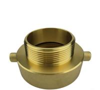 Tidevib Adaptateur de tuyau de bouche d'incendie 2 1/2 NST femelle X 2 NPT mâle en laiton avec cosses à broche à connexion rapide