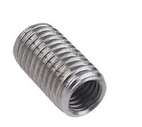 Tidevib Adaptateur M10 vers M14 pour meuleuse d'angle et polisseuse, convertisseur d'interface de foret, métal argenté