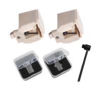 Tidevib Aiguille de rechange pour tourne-disque Audio-Technica AT-LP60X, ATN3600L compatible avec cartouche AT3600/AT3650, avec brosse de nettoyage