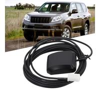 Tidevib Antenne GPS active pour véhicules Toyota, 157542MHz, gain 28dB, impédance 50 ohm, ABS noir, compatible avec voiture, camion, SUV