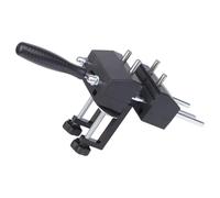 Tidevib Barre de serrage réglable pour le travail du bois avec prise en main rapide et base fixe, longueur de serrage de 0 à 120 mm, largeur de mâchoire de 85 mm, construction en alliage d'aluminium