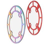 Tidevib BCD 104 mm pour plateau de vélo en alliage d'aluminium, protecteur de plateau unique 32-42T, empêche les rayures et la saleté, multicolore