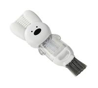 Tidevib Brosse de nettoyage 3 en 1 avec fil métallique et couvercle en forme de lapin pour les zones difficiles d'accès et les ouvertures de paille