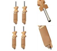 Tidevib Buse en acier trempé à libération rapide pour Flashforge AD5X, assemblage de 0,6 mm avec double interface scellée, impression 3D résistante aux hautes températures