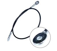 Tidevib Câble métallique de rechange pour escalier de fitness, 78,7 cm x 5 mm, câble de transmission en acier, résistant à l'abrasion, accessoire de machine d'escalade noir