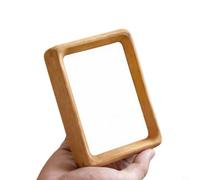 Tidevib Cadre en bois massif naturel pour collection de boîtes aveugles, présentoir rectangulaire pour photos et œuvres d'art, 8,9 x 12,7 cm (E)
