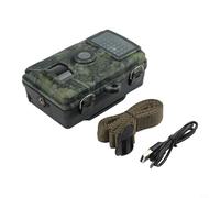 Tidevib Caméra de jeu d'extérieur 12 MP 1080p, capteur PIR rapide 0,8 s, LED infrarouges invisibles 940 nm, IP66 résistant aux intempéries, pour caméra de trail avec écran de 2,0 pouces pour le suivi