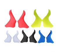 Tidevib Capots de levier de frein antidérapants en silicone pour ST 5600/5601/6600 pour un meilleur contrôle et un confort améliorés (blanc)