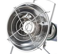 Tidevib Chauffage au gaz propane/butane - Réchaud de camping - 1,0 kW - Pour voyage par temps froid - Pour réservoirs de gaz à cassette