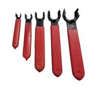 Tidevib Clé à mandrin ER8M ER11M ER16M ER20M ER25M Type M pour fraiseuse CNC, construction en acier au carbone avec poignée antidérapante, pour rouge et noir