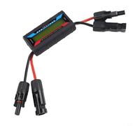 Tidevib Compteur de puissance haute linéarité pour avion RC 0-130 A 60 V, analyseur d'affichage rétroéclairé avec pas de 0,1 A pour énergie solaire et EV pour test de performance (jaune 150 A)