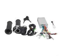 Tidevib Contrôleur de moteur sans balais avec écran LCD et poignée d'accélérateur 24 V 36 V 48 V 250 W pour composants de vélo électrique