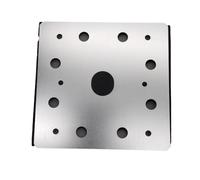 Tidevib Coussin de support de rechange N442697 pour ponceuse orbitale DeWalt DWE6411, matériau en aluminium et éponge, noir argenté