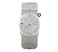 Tidevib E6B Ordinateur de vol manuel et traceur d'aviation, règle circulaire à glissière pour la formation des pilotes, calcule la vitesse au sol et la consommation de carburant, règle de navigation