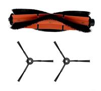Tidevib Ensemble de brosses latérales et rouleau de rechange pour aspirateur robot - pour Dreame pour Mova pour M1, pour Trouver pour M1, pour ROPO Slim, pour Kewbily DL30 Pro