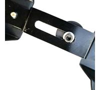 Tidevib Ensemble de garde-boue pour vélo de 50,8 à 66 cm, réglables avant et arrière pour garde-boue et neige pour protection, matériau PP, installation facile, noir