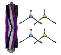 Tidevib Ensemble rouleau principal et brosse latérale pour aspirateur robot Fakir Robert R-S 770, pièces de rechange faciles à installer pour restaurer les performances d'aspiration