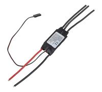 Tidevib ESC sans balais 30 A pour batteries LiPo 2-4S, 5 V 2 A BEC, réponse de l'accélérateur réglable et roue libre active pour avions télécommandés et quads