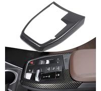 Tidevib Garniture de panneau de changement de vitesse en fibre de carbone pour BMW X1 U11 (2023-2024) - Plastique ABS, installation facile avec ruban adhésif double face