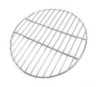 Tidevib Grille de cuisson ronde en acier inoxydable 40/43/45 cm pour barbecue bouilloire, accessoire de barbecue portable pour camping en plein air et jardin (épaisseur solide 38 cm)