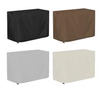 Tidevib Housse de table d'extérieur pour table de barbecue Royal GOURMET PC3404S - 102 x 61 x 82 cm - Tissu Oxford 420D avec boucle coupe-vent et cordon de serrage - Noir