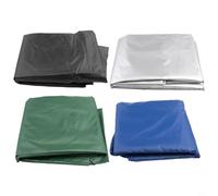 Tidevib IBC 210D pour couvercle de réservoir d'eau de 1000 L, étui en aluminium isolant avec rabats, robinet de palette, résistant à la pourriture pour coque de protection (gris)