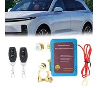 Tidevib Interrupteur de déconnexion de batterie à distance 12 V 240 A pour voiture avec relais de mémoire, bleu