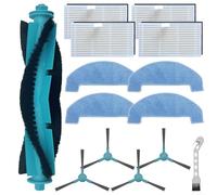 Tidevib Kit d'accessoires pour robot aspirateur, brosse principale, brosses latérales, filtres, serpillère, ensemble de serpillères, pour MONSGA MS1 Max, pour Liectroux M70 Pro Q8 Max, pour Trouver