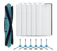 Tidevib Kit d'aspirateur pour Cecotec pour Conga 7490 Immortal avec brosse principale, brosses latérales et filtres pour Genesis pour X-Treme Ultra Power Home Series