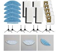 Tidevib Kit de 4 brosses latérales de rechange pour aspirateur robot Medion X20 SW+ MD11415 et Medion X21 SW+ MD11500