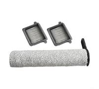 Tidevib Kit de filtre à brosse à rouleau ONE S7 sans fil pour lave-linge, rouleau brosse en microfibre lavable et filtre, pour modèles Tineco tout-en-un