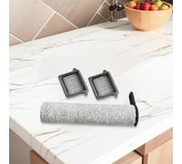 Tidevib Kit de filtre à brosse rouleau pour nettoyeur de sol sans fil à vapeur Tineco FLOOR ONE S7 avec brosse en microfibre lavable et filtration HEPA à 99,97 % pour allergènes et squames d'animaux