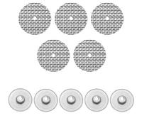 Tidevib Kit de maintenance de fixation thermique pour coussin isolant, métal, argent, pour OEM N90796501 07146949380, pour installation de remplacement