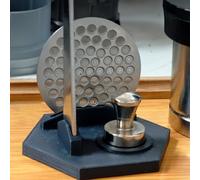 Tidevib Kit de panier à café réutilisable 51 mm, 53 mm, 58 mm, machines à expresso avec tamis à palet et organisateur de rangement