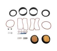 Tidevib Kit de pièces de compresseur d'air silencieux 550 W avec cylindres, segments de piston et joints pour réparation et entretien