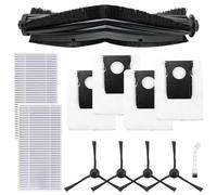 Tidevib Kit de pièces de rechange pour Eureka J20 et pour aspirateur robot Midea W20 W20 Pro, 12 pièces comprenant une brosse à rouleau, des brosses latérales, un filtre, un aspirateur robot