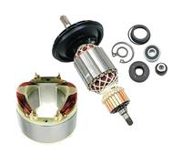 Tidevib Kit de reconstruction d'outils électriques Bosch RH540 Series - Armature (1619P10864) et bobine de champ (1619P08324) pour RH540, RH540S, RH540M