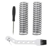 Tidevib Kit de réparation de tuyau de rechange pour Tineco Floor ONE S3/S5/S6/S7 Breeze et pour aspirateurs sans fil IFLOOR 3, tubes de conduit inférieur en fil d'acier ABS avec tournevis et brosse de