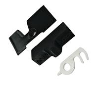 Tidevib Kit de serrure de porte de rechange pour réfrigérateur Dometic pour camping-car, y compris pour crochet de porte, plaque de verrouillage et crochet de verrouillage, loquet de sécurité robuste