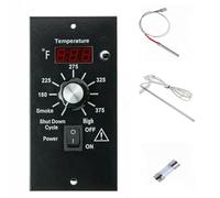 Tidevib Kit de thermostat numérique pour grilles Traeger à granulés avec grand bouton et cycle d'arrêt automatique pour BAC236 et modèles compatibles