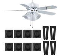Tidevib Kit d'équilibrage de ventilateur de plafond 4 unités avec poids forts pour fixer l'oscillation et éviter l'usure pour la performance