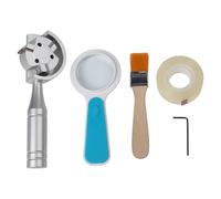 Tidevib Kit testeur d'adhérence coupe croisée avec lames de 1 mm, 2 mm, 3 mm et loupe pour évaluation de revêtement par GB/T9286