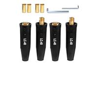 Tidevib LC-40 Lot de connecteurs de câble à souder Capacité 350 A 10-20 AWG Design Quick Twist-Lock Construction en laiton pour soudage et soudure