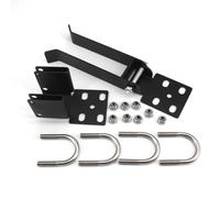 Tidevib Loquet de portail double robuste pour clôtures à maillons de 1 à 38 mailles en acier noir sécurisé avec trou pour cadenas pour ranchs, fermes et jardins