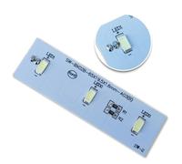 Tidevib Lot de 1 ou 2 ampoules de rechange SW-BX02B / 49031078 pour réfrigérateur 12 V DC, 65 mm, lumière du jour 6000 K-6500 K