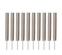 Tidevib Lot de 10 chasse-goupilles de bracelet de montre de 0,7 mm à 1,0 mm de diamètre, outil de réglage pour réparation de montre