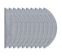 Tidevib Lot de 10 chiffons de rechange en microfibre pour aspirateur Roborock Q10, S5, Q10, S5+, Q10, VF, Q10V, Q10V+, robot aspirateur