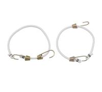 Tidevib Lot de 10 cordes élastiques résistantes de 30 cm, en latex, pour voyages en valise, extérieur