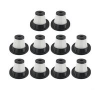 Tidevib Lot de 10 filtres pour aspirateur sans fil, pour VacLife VL188 VL189, filtre à air à particules haute efficacité, anti-allergène lavable
