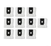 Tidevib Lot de 10 sacs collecteurs d'aspirateur EZVIZ, sacs de rangement de rechange pour aspirateur robot RC3 Plus, RE4 Plus, RE5 Plus, CS-RA-KIT07